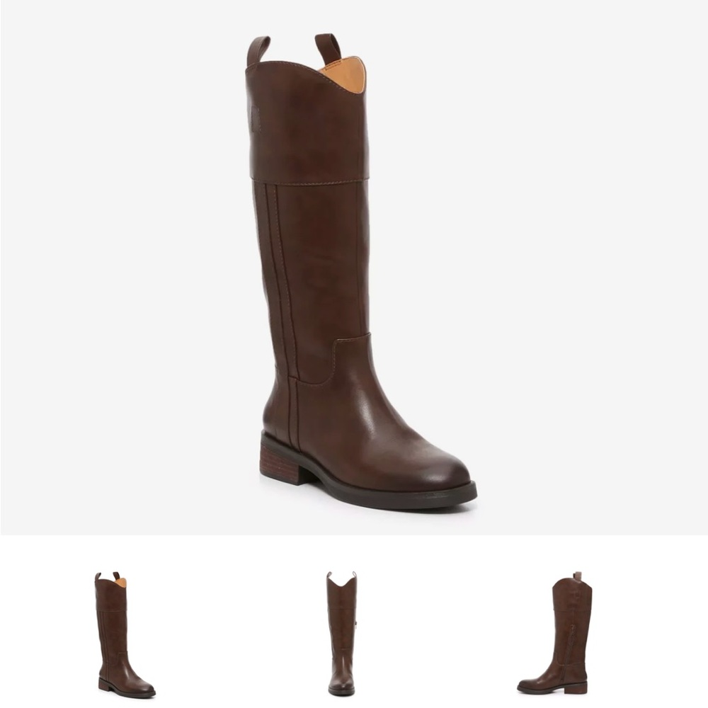 Brown riding boots size 7 Crown Vintage Fyan New